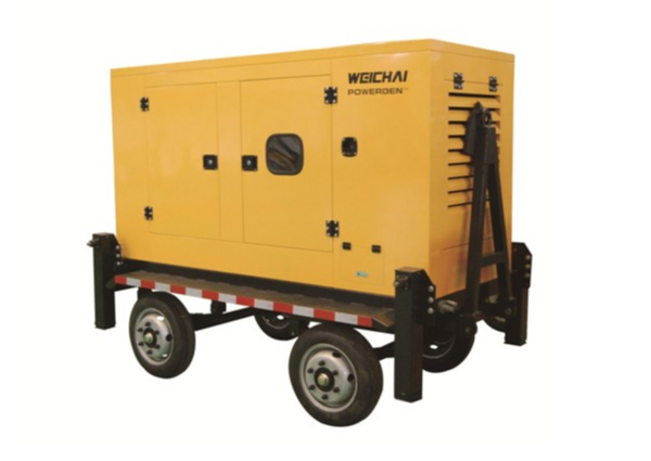 濰柴原裝移動(dòng)拖車(chē)發(fā)電機組350-500kW